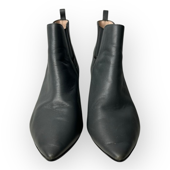 Repetto Grey Leather Chelsea Kitten Heel Ankle Boots 40 - Picture 6 of 12